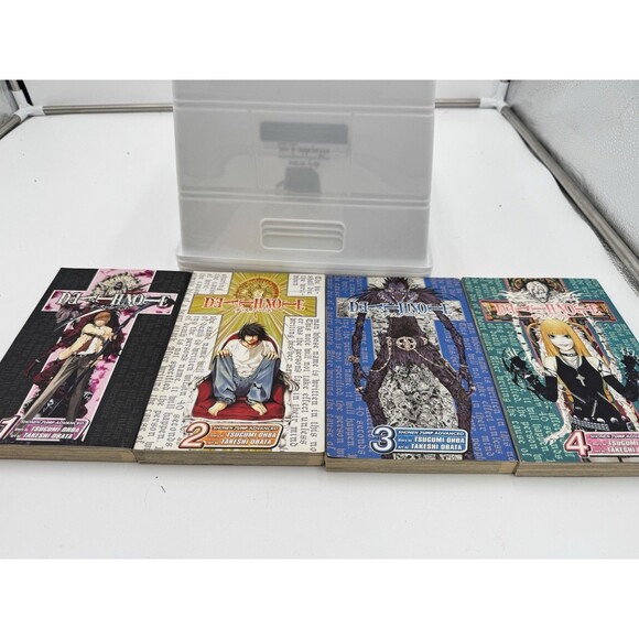 Death Note Volumes 1 -‎ 4 / Shonen Jump Advanced Manga W/ Death Journal Blank - Picture 5 of 16